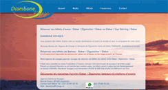 Desktop Screenshot of diambonevoyages.com